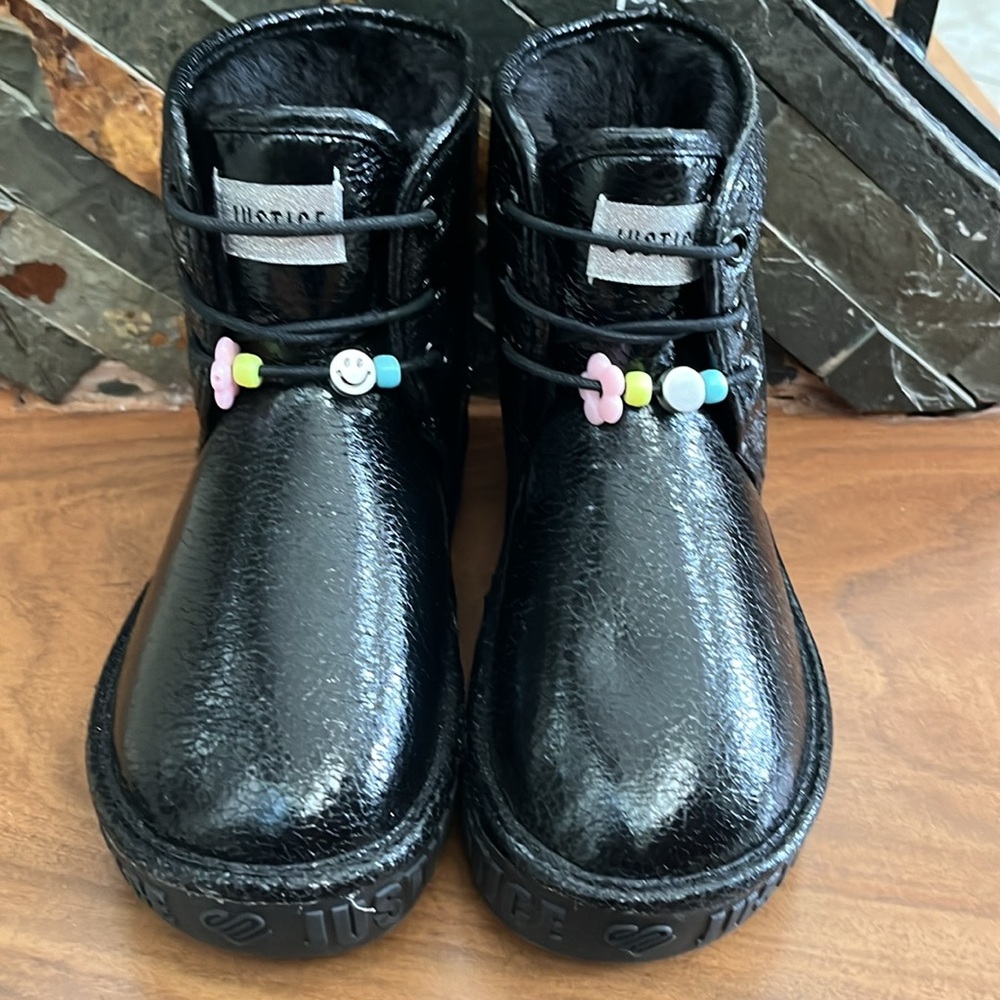 Justice girls shearling boots
